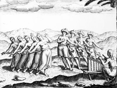 Danseurs javanais, de 